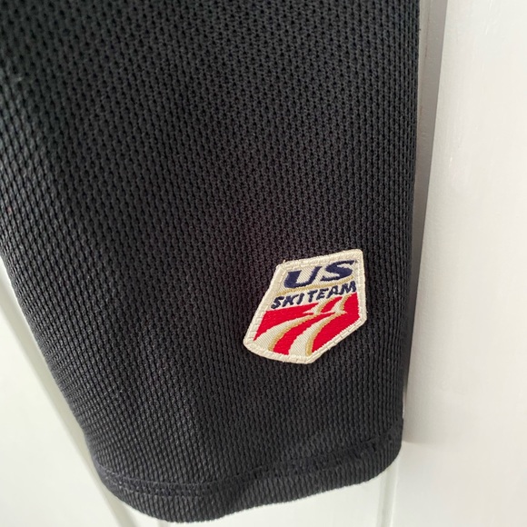 US ski team Tommy Hilfiger pullover collared shirt preowned size mens medium - Picture 4 of 5